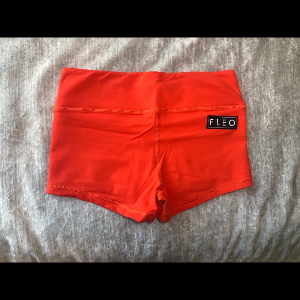 Bright Crimson Orange Fleo Original Shorts